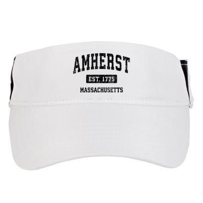 Amherst Est 1775 Massachusetts Ma Vintage Sports Established Design Adult Drive Performance Visor