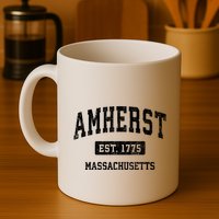 Amherst Est 1775 Massachusetts Ma Vintage Sports Established Design Mug