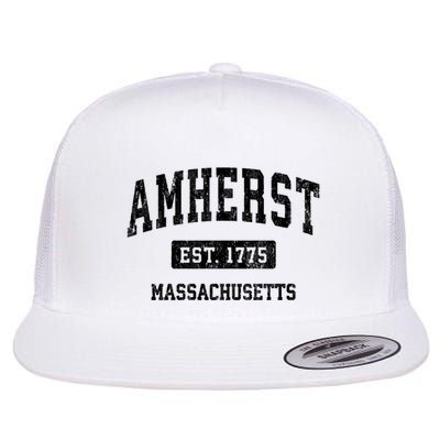 Amherst Est 1775 Massachusetts Ma Vintage Sports Established Design Flatbill Hat