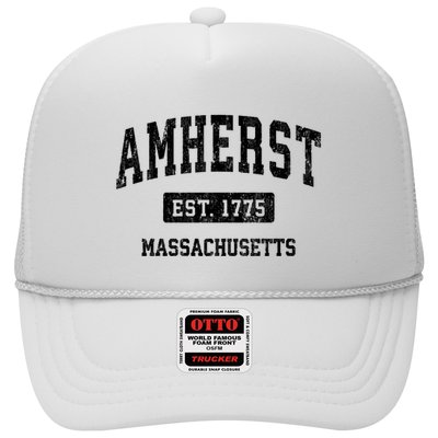 Amherst Est 1775 Massachusetts Ma Vintage Sports Established Design Trucker Hat