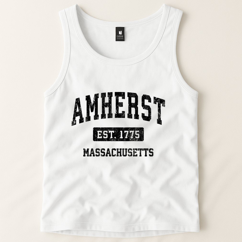 Amherst Est 1775 Massachusetts Ma Vintage Sports Established Design Tank Top