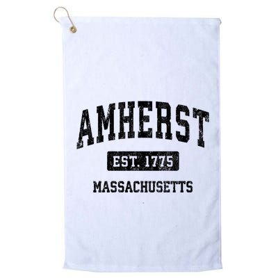 Amherst Est 1775 Massachusetts Ma Vintage Sports Established Design Golf Towel