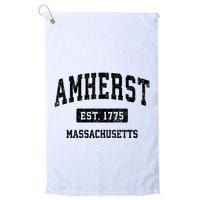 Amherst Est 1775 Massachusetts Ma Vintage Sports Established Design Golf Towel