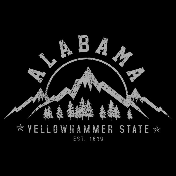 Alabama Est 1819 Yellowhammer State Mountains Pride Apron