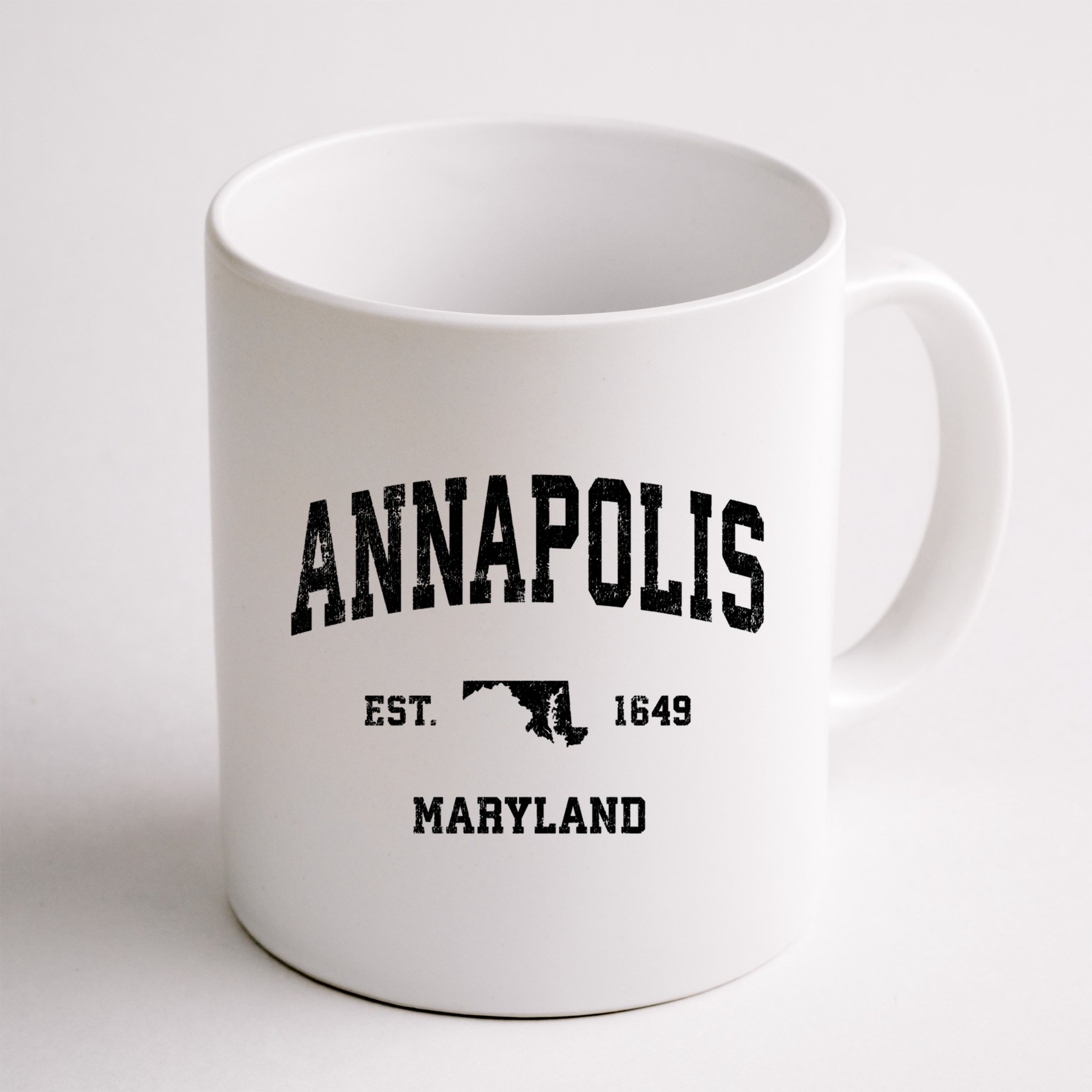 Annapolis Est 1649 Maryland Md Vintage Sports Design Mug