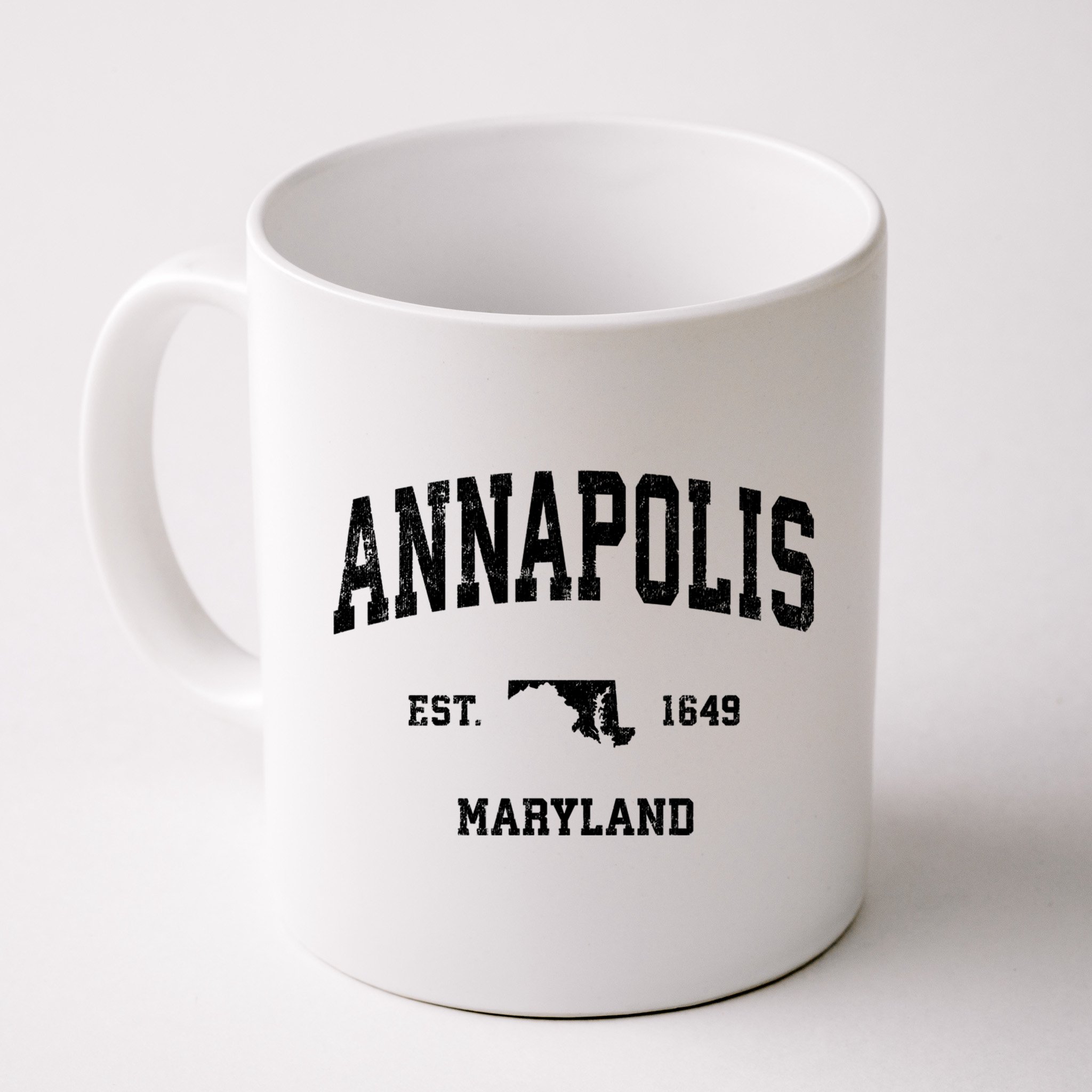 Annapolis Est 1649 Maryland Md Vintage Sports Design Mug