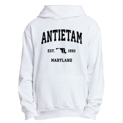 Antietam Est 1890 Maryland Md Vintage Athletic Sports Design Urban Pullover Hoodie