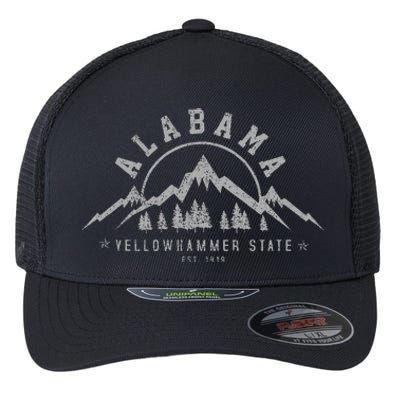 Alabama Est 1819 Yellowhammer State Mountains Pride Gift Flexfit Unipanel Trucker Cap