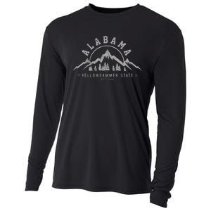 Alabama Est 1819 Yellowhammer State Mountains Pride Gift Cooling Performance Long Sleeve Crew