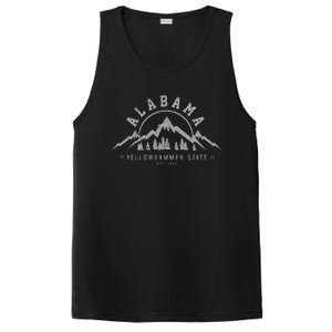 Alabama Est 1819 Yellowhammer State Mountains Pride Gift PosiCharge Competitor Tank