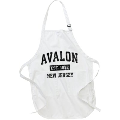 Avalon Est 1892 New Jersey Nj Vintage Sports Design Apron