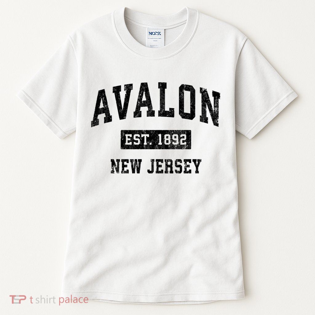 Avalon Est 1892 New Jersey Nj Vintage Sports Design Tall T-Shirt