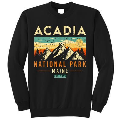 Acadia Est. 1919 Vintage Retro Maine National Park Sweatshirt