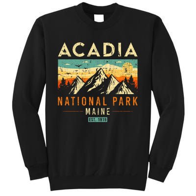 Acadia Est. 1919 Vintage Retro Maine National Park Sweatshirt