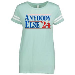 Anybody Else 24 Election 2024 Anti Biden Trump Desantis Vote Enza Ladies Jersey Football T-Shirt