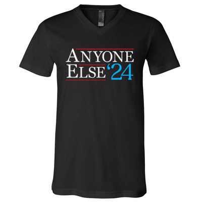 Anyone Else 2024 Funny Political Election Usa Merica V-Neck T-Shirt