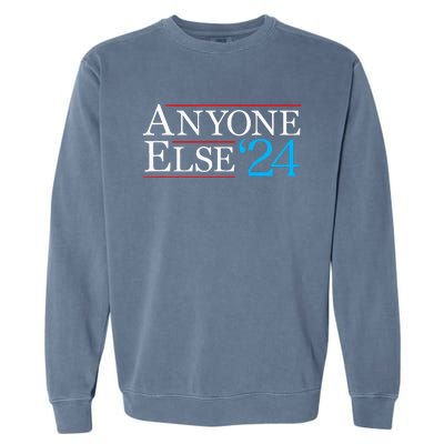 Anyone Else 2024 Funny Political Election Usa Merica Garment-Dyed Sweatshirt