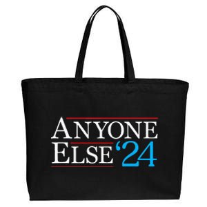 Anyone Else 2024 Funny Political Election Usa Merica Cotton Canvas Jumbo Tote