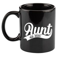 Aunt Est. 2025 New Baby Niece Nephew 11oz C Handle Ceramic Mug