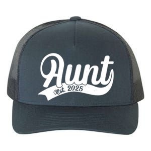 Aunt Est. 2025 New Baby Niece Nephew Yupoong Adult 5-Panel Trucker Hat