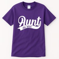 Aunt Est. 2025 New Baby Niece Nephew Tall T-Shirt
