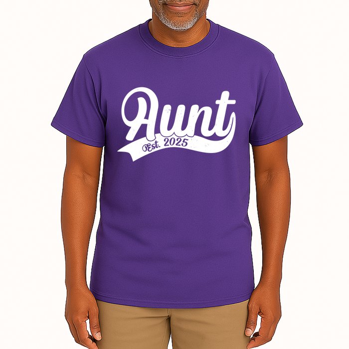 Aunt Est. 2025 New Baby Niece Nephew Tall T-Shirt