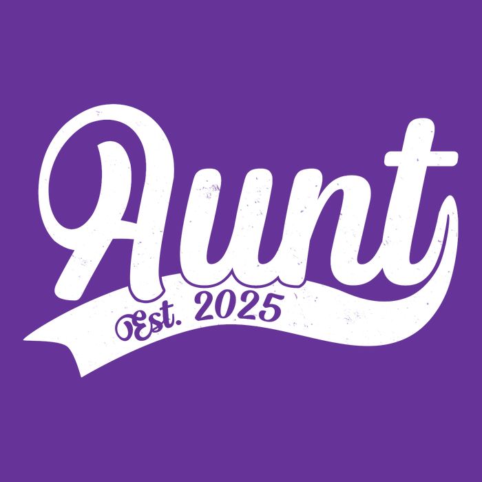 Aunt Est. 2025 New Baby Niece Nephew Tall T-Shirt