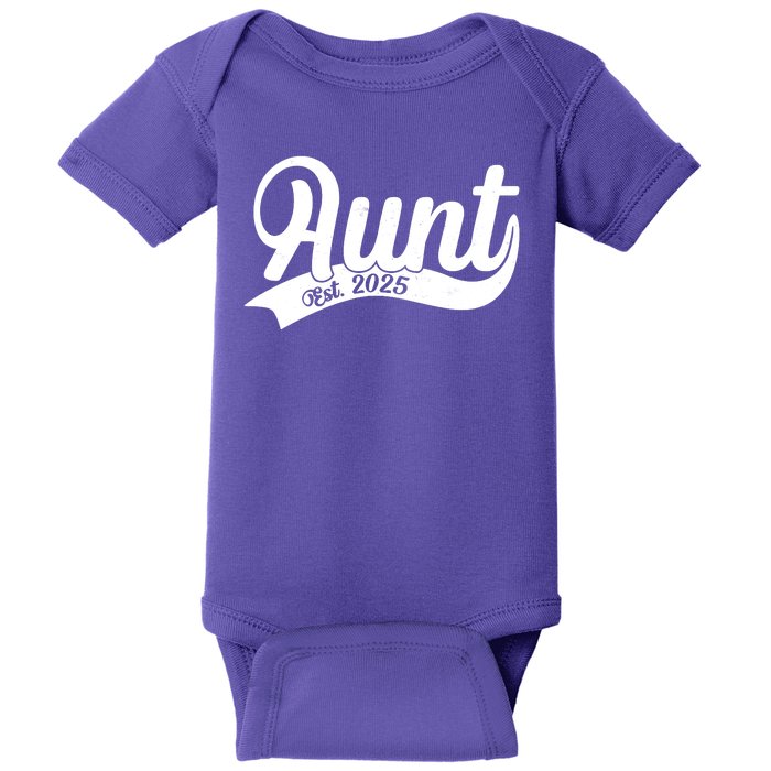 Aunt Est. 2025 New Baby Niece Nephew Baby Bodysuit