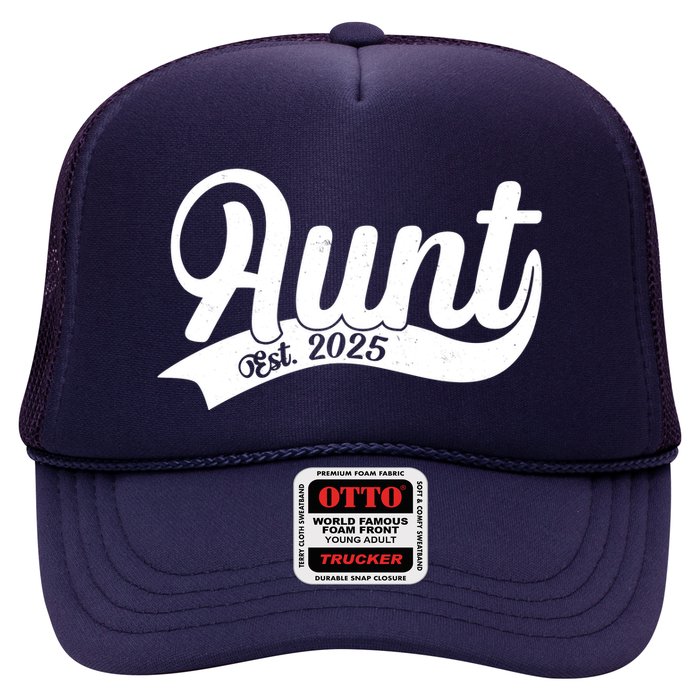 Aunt Est. 2025 New Baby Niece Nephew Trucker Hat