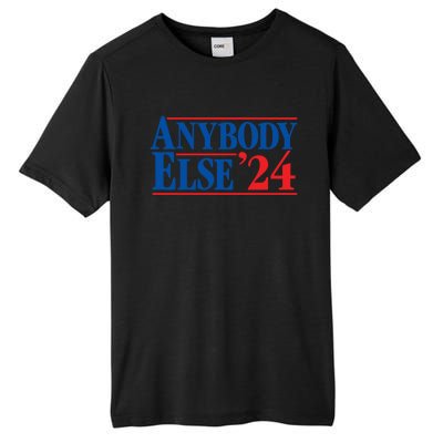 Anybody Else 24 Election 2024 Anti Biden Trump Desantis Vote Gift Tall Fusion ChromaSoft Performance T-Shirt