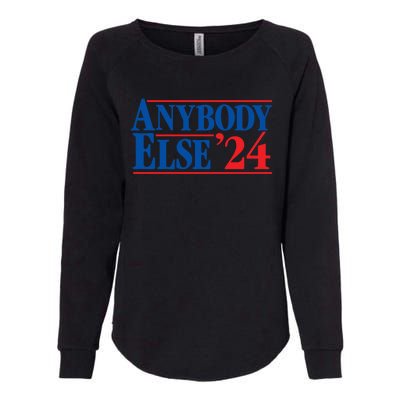 Anybody Else 24 Election 2024 Anti Biden Trump Desantis Vote Gift Womens California Wash Sweatshirt