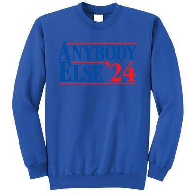 Anybody Else 24 Election 2024 Anti Biden Trump Desantis Vote Gift Sweatshirt