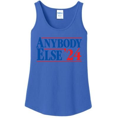 Anybody Else 24 Election 2024 Anti Biden Trump Desantis Vote Gift Ladies Essential Tank