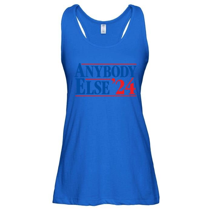 Anybody Else 24 Election 2024 Anti Biden Trump Desantis Vote Gift Ladies Essential Flowy Tank