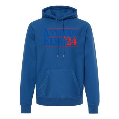 Anybody Else 24 Election 2024 Anti Biden Trump Desantis Vote Gift Premium Hoodie