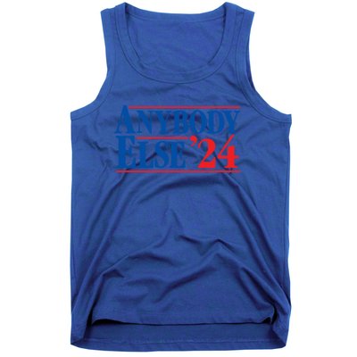 Anybody Else 24 Election 2024 Anti Biden Trump Desantis Vote Gift Tank Top