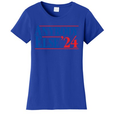 Anybody Else 24 Election 2024 Anti Biden Trump Desantis Vote Gift Women's T-Shirt