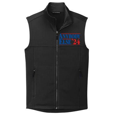 Anybody Else 24 Election 2024 Anti Biden Trump Desantis Vote Gift Collective Smooth Fleece Vest