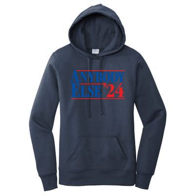 Anybody Else 24 Election 2024 Anti Biden Trump Desantis Vote Gift Women's Pullover Hoodie