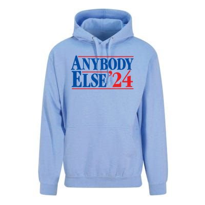 Anybody Else 24 Election 2024 Anti Biden Trump Desantis Vote Gift Unisex Surf Hoodie