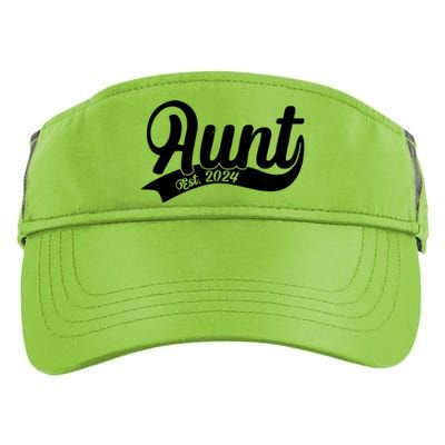 Aunt Est. 2024 New Baby Niece Nephew Adult Drive Performance Visor