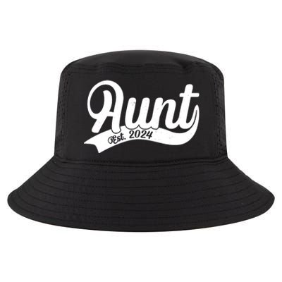 Aunt Est. 2024 New Baby Niece Nephew Cool Comfort Performance Bucket Hat