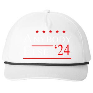 Anybody Else 24 Election Funny Snapback Five-Panel Rope Hat