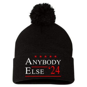 Anybody Else 24 Election Funny Pom Pom 12in Knit Beanie