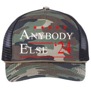 Anybody Else 24 Election Funny Retro Rope Trucker Hat Cap