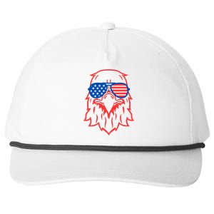 American Eagle 4th Of July Festive Snapback Five-Panel Rope Hat