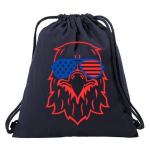 American Eagle 4th Of July Festive Drawstring Bag