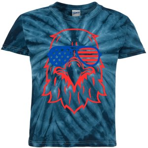 American Eagle 4th Of July Festive Kids Tie-Dye T-Shirt