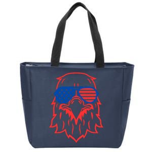 American Eagle 4th Of July Festive Zip Tote Bag