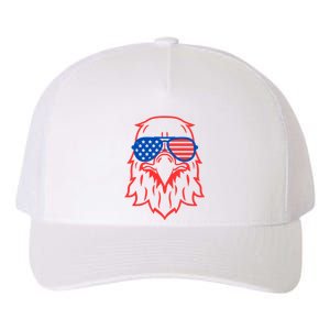 American Eagle 4th Of July Festive Yupoong Adult 5-Panel Trucker Hat